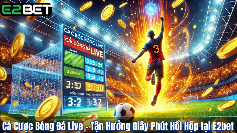 Cá Cược Bóng Đá Live – Tận Hưởng Giây Phút Hồi Hộp tại E2bet